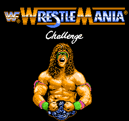 WWF Wrestle Mania Challenge title screen for Famicom